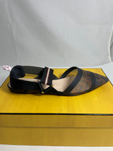 Load image into Gallery viewer, Fendi Colibri Mesh Pointed Toe Slingback Flats