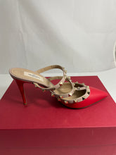 Load image into Gallery viewer, Valentino Garavani Red Leather Rockstud Mules