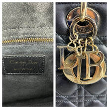 Load image into Gallery viewer, Dior Black Lambskin Medium Lady Dior Bag