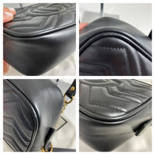 Load image into Gallery viewer, Gucci Marmont Small Black Camera bag