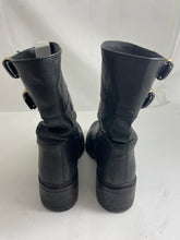 Load image into Gallery viewer, Prada Pull Up Black Combat Boots
