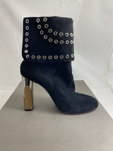 Load image into Gallery viewer, Alexander McQueen Black Suede Ankle Boot