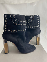 Load image into Gallery viewer, Alexander McQueen Black Suede Ankle Boot