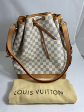 Load image into Gallery viewer, Louis Vuitton Damier Azur Canvas Noe Drawstring Bucket Bag
