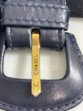 Load image into Gallery viewer, Chanel Navy Blue Gold Hardware Fanny Belt Bag