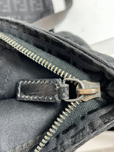 Load image into Gallery viewer, Fendi Black Monogram Zucca Fabric Tote