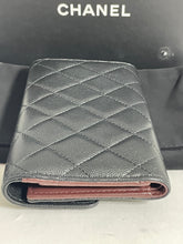 Load image into Gallery viewer, Chanel Black Caviar Folding Wallet