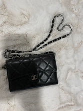 Load image into Gallery viewer, Chanel Black Caviar Folding Wallet