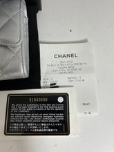 Load image into Gallery viewer, Chanel Silver Metallic Flap Wallet