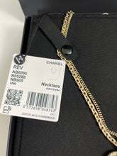 Load image into Gallery viewer, Chanel Gold Double Chain CC Reversible Pendant