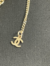 Load image into Gallery viewer, Chanel Gold Double Chain CC Reversible Pendant