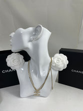 Load image into Gallery viewer, Chanel Gold Double Chain CC Reversible Pendant