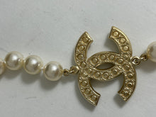 Load image into Gallery viewer, Chanel CC Pearl Choker Necklace Limited Edition