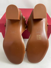 Load image into Gallery viewer, Valentino Garavani Rockstud Brown Ankle-strap Espadrille Sandals