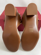 Load image into Gallery viewer, Valentino Garavani Rockstud Brown Ankle-strap Espadrille Sandals