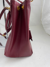 Load image into Gallery viewer, Prada Red Wine Top Handle Lux Tote Cargo Pocket Bag