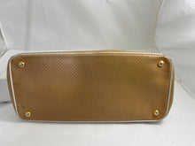 Load image into Gallery viewer, Prada Nude/Caramel Perforated Large Top Handle Tote Bag