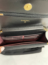 Load image into Gallery viewer, Chanel Classic Black Caviar WOC Wallet On Chain Handbag
