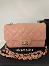 Load image into Gallery viewer, Chanel 21P Rose Claire Mini Rectangle Crossbody Bag