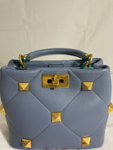 Load image into Gallery viewer, Valentino Garavani Roman Stud Quilted Small Top Handle Bag