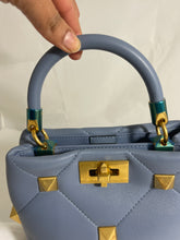 Load image into Gallery viewer, Valentino Garavani Roman Stud Quilted Small Top Handle Bag