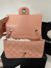 Load image into Gallery viewer, Chanel 21P Rose Claire Mini Rectangle Crossbody Bag
