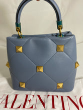 Load image into Gallery viewer, Valentino Garavani Roman Stud Quilted Small Top Handle Bag