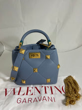 Load image into Gallery viewer, Valentino Garavani Roman Stud Quilted Small Top Handle Bag