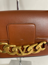 Load image into Gallery viewer, Valentino Garavani Vlogo Chain Medium Camel Flap Bag