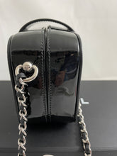 Load image into Gallery viewer, Chanel 17K Black Patent Glitter Pvc Camera Crossbody Bag