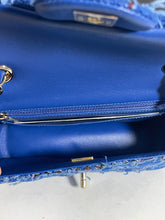 Load image into Gallery viewer, Chanel 23C Blue Tweed Mini Rectangle Crossbody Bag