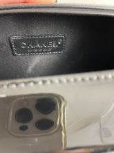 Load image into Gallery viewer, Chanel 17K Black Patent Glitter Pvc Camera Crossbody Bag
