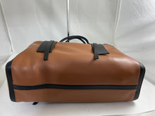 Load image into Gallery viewer, Prada Grace Lux Cognac & Black Leather Tote