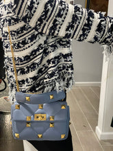 Load image into Gallery viewer, Valentino Garavani Roman Stud Quilted Small Top Handle Flap Bag