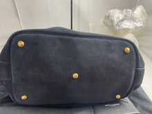 Load image into Gallery viewer, Saint Laurent Black Suede Bucket Hobo Bag