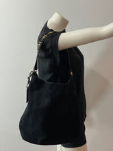 Load image into Gallery viewer, Saint Laurent Black Suede Bucket Hobo Bag