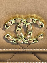 Load image into Gallery viewer, Chanel 22A Caramel Quilted WOC Crossbody Bag