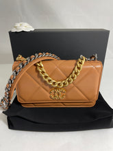 Load image into Gallery viewer, Chanel 22A Caramel Quilted WOC Crossbody Bag