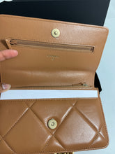 Load image into Gallery viewer, Chanel 22A Caramel Quilted WOC Crossbody Bag