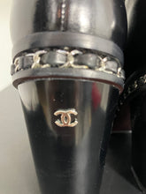 Load image into Gallery viewer, Chanel 14K Black Chain Tall Boots
