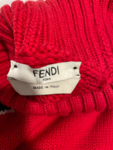 Load image into Gallery viewer, Fendi Red Wool Turtleneck Sweater