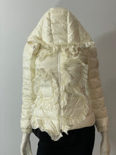 Load image into Gallery viewer, Moncler Genius X Simone Rocha White Ruffled Hooded Jacket