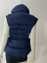 Load image into Gallery viewer, Moncler Blue Glitter Mahore Down Vest