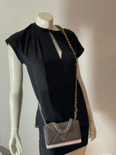 Load image into Gallery viewer, Chanel 22A Dark Gray Quilted WOC Crossbody Bag