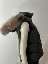 Load image into Gallery viewer, Moncler Green Gallinule Hooded Down Vest