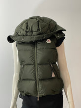 Load image into Gallery viewer, Moncler Green Gallinule Hooded Down Vest