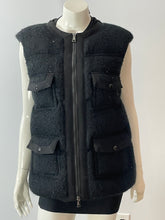 Load image into Gallery viewer, Moncler Black Govihan Boucle Vest