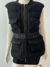 Load image into Gallery viewer, Moncler Black Govihan Boucle Vest