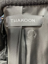 Load image into Gallery viewer, Thankoon Black Wool & Tweed Bomber Jacket