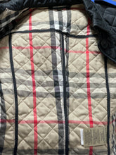 Load image into Gallery viewer, Burberry Black Quilted Short Jacket